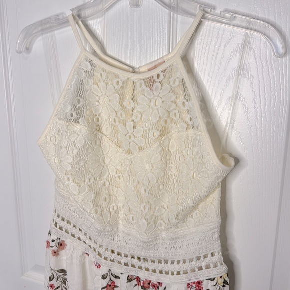 NWOT Juniors Evolutionary Halter Top Maxi Dress - Picture 6 of 9